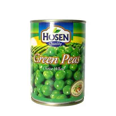 Hosen Green Peas Choice Whole Can 397 gm